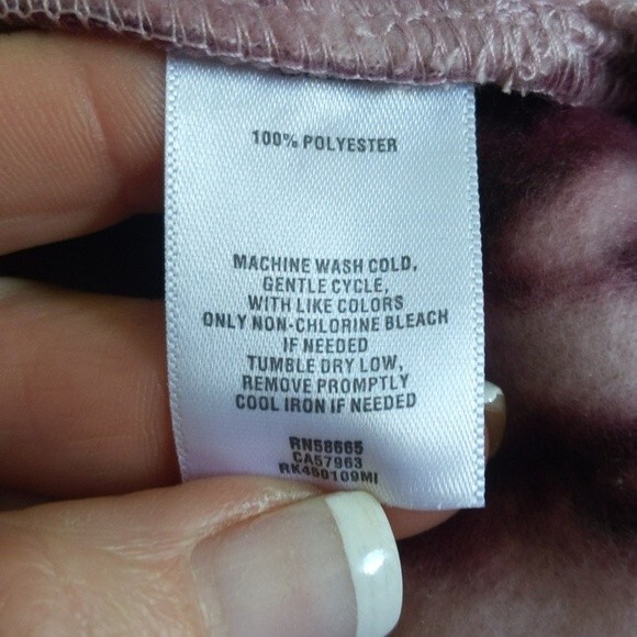 Abound NWT purple tie dye snap front shirt jacket, shacket, cropped S - Picture 7 of 8